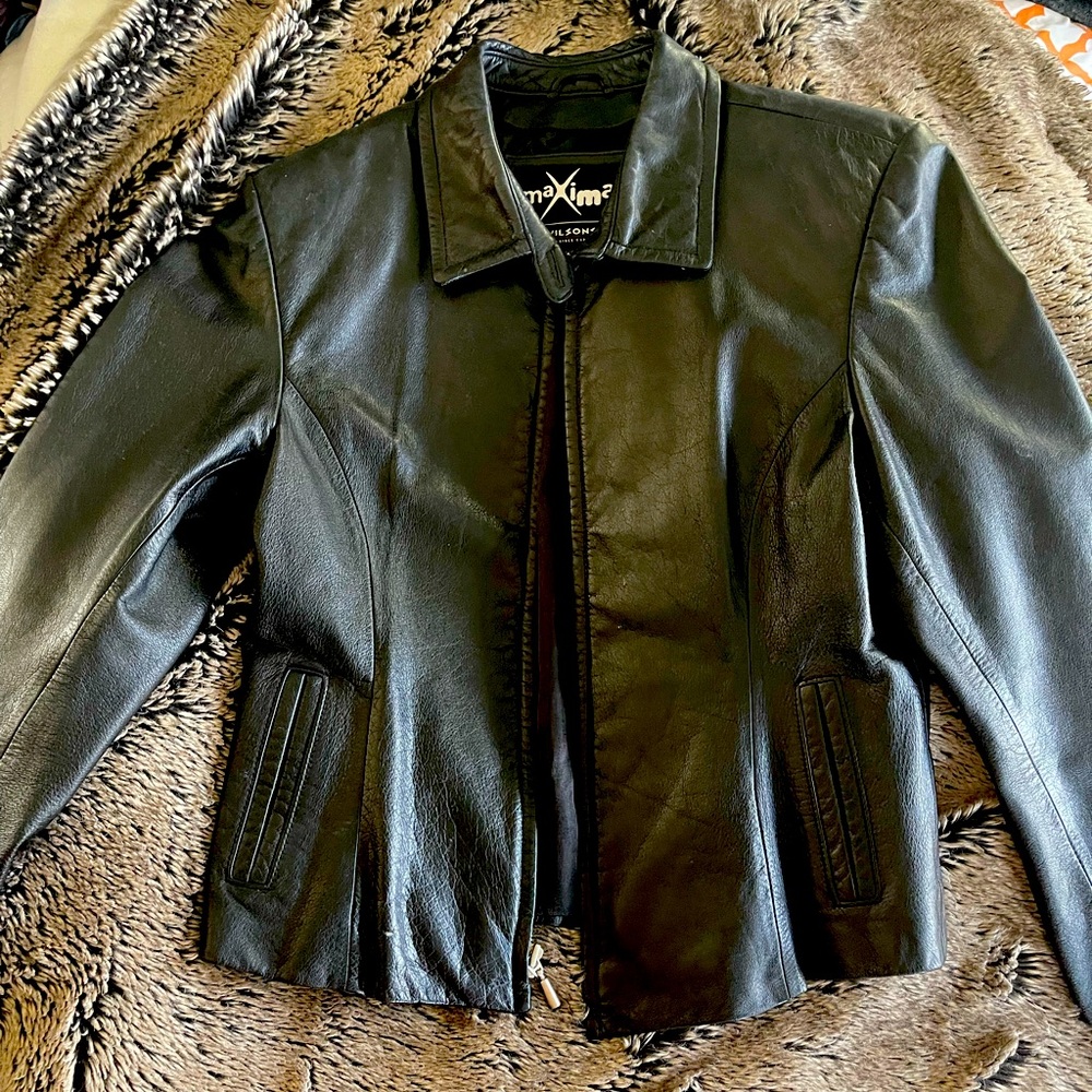 COPY - Women’s Wilson leather jacket. Only worn a few times. Excellent conditio…